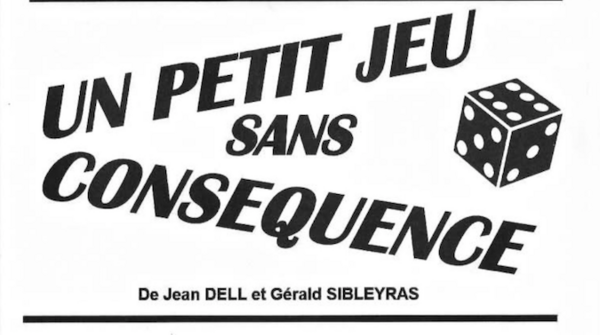 Un petit jeu sans conséquence