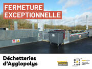 Fermeture de la déchetterie de Blois nord pour travaux