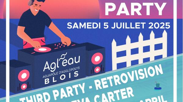 Gagnez vos places pour l'Electro Pool Party du 5 juillet 2025 à l'Agl'eau !