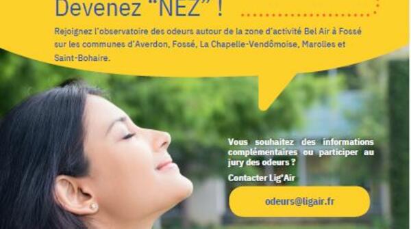 Rejoignez l'observatoire des odeurs autour de la zone d'activité Bel Air